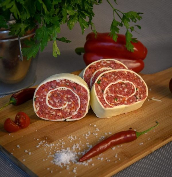 Rolo Carne Com Massa Folhada
